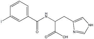 3-(1H-imidazol-4-yl)-2-[(3-iodophenyl)formamido]propanoic acid