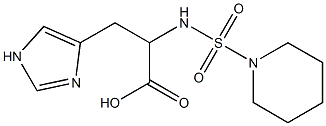 3-(1H-imidazol-4-yl)-2-[(piperidine-1-sulfonyl)amino]propanoic acid