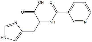  3-(1H-imidazol-4-yl)-2-[(pyridin-3-ylcarbonyl)amino]propanoic acid