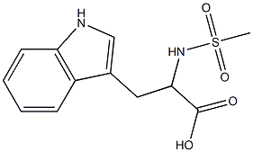 3-(1H-indol-3-yl)-2-[(methylsulfonyl)amino]propanoic acid