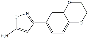 3-(2,3-dihydro-1,4-benzodioxin-6-yl)-1,2-oxazol-5-amine Structure