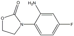  3-(2-amino-4-fluorophenyl)-1,3-oxazolidin-2-one