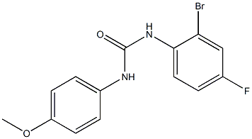  3-(2-bromo-4-fluorophenyl)-1-(4-methoxyphenyl)urea
