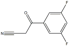 3-(3,5-difluorophenyl)-3-oxopropanenitrile 结构式