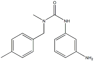 3-(3-aminophenyl)-1-methyl-1-[(4-methylphenyl)methyl]urea|
