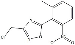  3-(chloromethyl)-5-(2-methyl-6-nitrophenyl)-1,2,4-oxadiazole