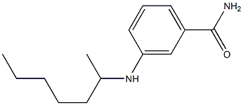3-(heptan-2-ylamino)benzamide Structure