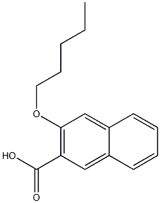 3-(pentyloxy)naphthalene-2-carboxylic acid