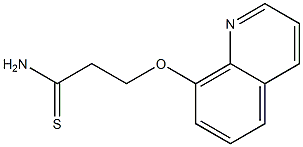 3-(quinolin-8-yloxy)propanethioamide