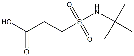 3-(tert-butylsulfamoyl)propanoic acid Structure
