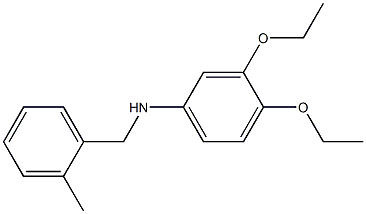  3,4-diethoxy-N-[(2-methylphenyl)methyl]aniline