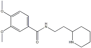  3,4-dimethoxy-N-(2-piperidin-2-ylethyl)benzamide