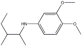 3,4-dimethoxy-N-(3-methylpentan-2-yl)aniline