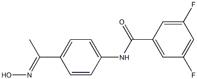  3,5-difluoro-N-{4-[(1E)-N-hydroxyethanimidoyl]phenyl}benzamide
