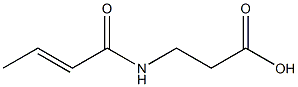 3-[(2E)-but-2-enoylamino]propanoic acid Struktur