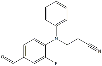 3-[(2-fluoro-4-formylphenyl)(phenyl)amino]propanenitrile|