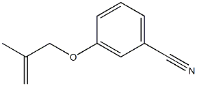  3-[(2-methylprop-2-enyl)oxy]benzonitrile