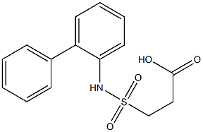 3-[(2-phenylphenyl)sulfamoyl]propanoic acid