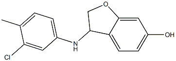  3-[(3-chloro-4-methylphenyl)amino]-2,3-dihydro-1-benzofuran-6-ol