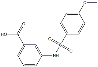 3-[(4-methoxybenzene)sulfonamido]benzoic acid