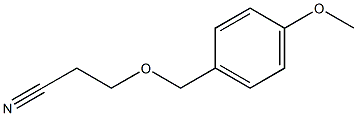  3-[(4-methoxyphenyl)methoxy]propanenitrile