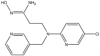  3-[(5-chloropyridin-2-yl)(pyridin-3-ylmethyl)amino]-N'-hydroxypropanimidamide