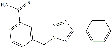 3-[(5-phenyl-2H-1,2,3,4-tetrazol-2-yl)methyl]benzene-1-carbothioamide