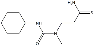 3-[(cyclohexylcarbamoyl)(methyl)amino]propanethioamide
