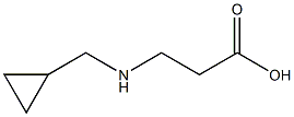3-[(cyclopropylmethyl)amino]propanoic acid Structure