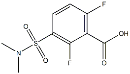 3-[(dimethylamino)sulfonyl]-2,6-difluorobenzoic acid|