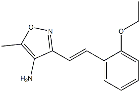  3-[(E)-2-(2-ethoxyphenyl)vinyl]-5-methylisoxazol-4-amine