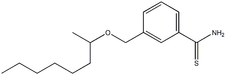 3-[(octan-2-yloxy)methyl]benzene-1-carbothioamide