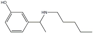 3-[1-(pentylamino)ethyl]phenol