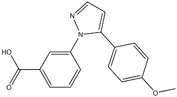 3-[5-(4-methoxyphenyl)-1H-pyrazol-1-yl]benzoic acid