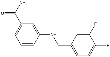  3-{[(3,4-difluorophenyl)methyl]amino}benzamide