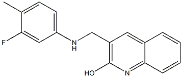 3-{[(3-fluoro-4-methylphenyl)amino]methyl}quinolin-2-ol
