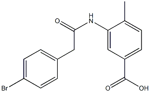 3-{[(4-bromophenyl)acetyl]amino}-4-methylbenzoic acid