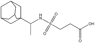  3-{[1-(adamantan-1-yl)ethyl]sulfamoyl}propanoic acid