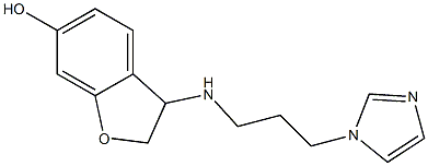 3-{[3-(1H-imidazol-1-yl)propyl]amino}-2,3-dihydro-1-benzofuran-6-ol