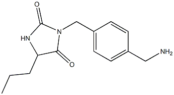  3-{[4-(aminomethyl)phenyl]methyl}-5-propylimidazolidine-2,4-dione