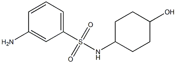  3-amino-N-(4-hydroxycyclohexyl)benzenesulfonamide