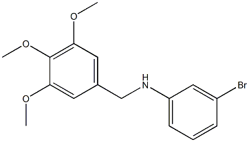  3-bromo-N-[(3,4,5-trimethoxyphenyl)methyl]aniline
