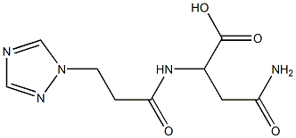 3-carbamoyl-2-[3-(1H-1,2,4-triazol-1-yl)propanamido]propanoic acid
