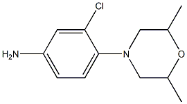  3-chloro-4-(2,6-dimethylmorpholin-4-yl)aniline