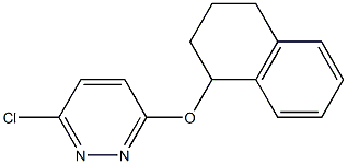 3-chloro-6-(1,2,3,4-tetrahydronaphthalen-1-yloxy)pyridazine Structure