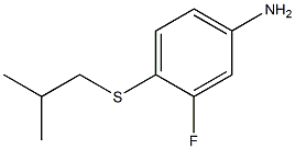 3-fluoro-4-[(2-methylpropyl)sulfanyl]aniline