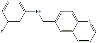  3-fluoro-N-(quinolin-6-ylmethyl)aniline