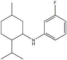  3-fluoro-N-[5-methyl-2-(propan-2-yl)cyclohexyl]aniline