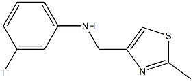 3-iodo-N-[(2-methyl-1,3-thiazol-4-yl)methyl]aniline