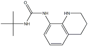 3-tert-butyl-1-1,2,3,4-tetrahydroquinolin-8-ylurea Structure
